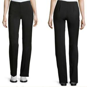 The Row Women's Avery Straight-leg Black Wool Pa